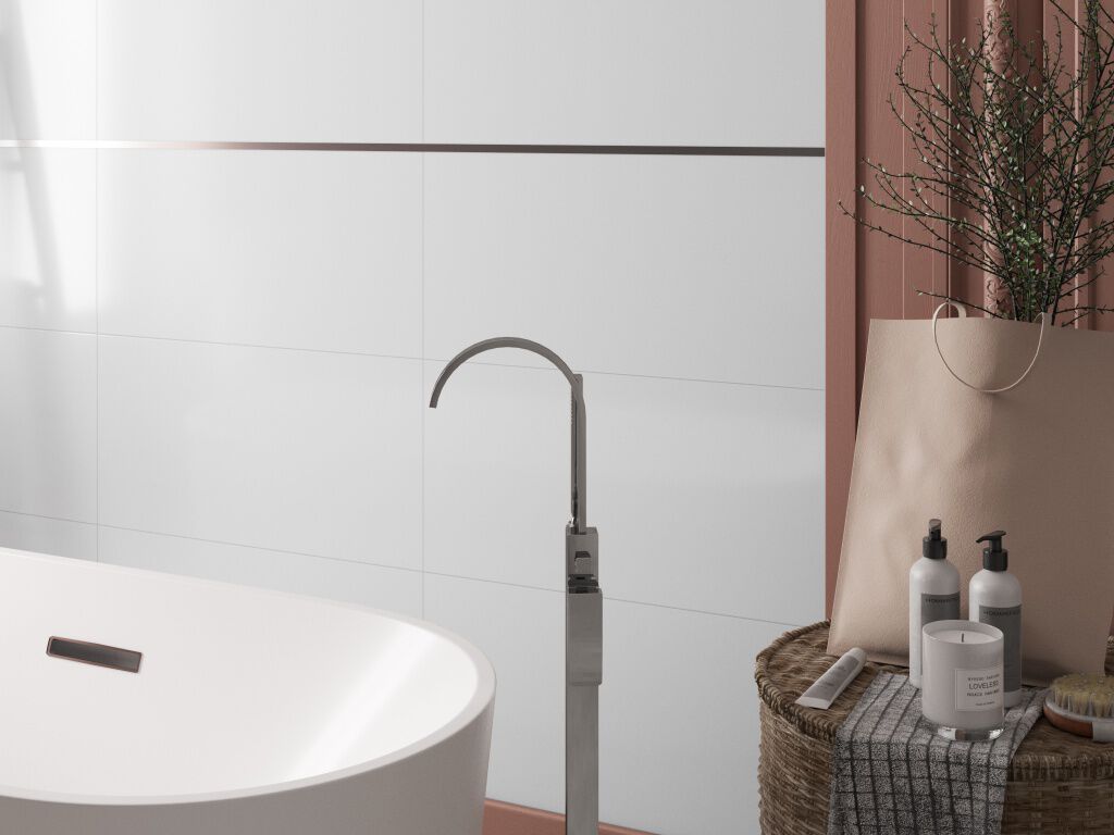 Ba&ntilde;o 3D Wall Blanco,,hi-res