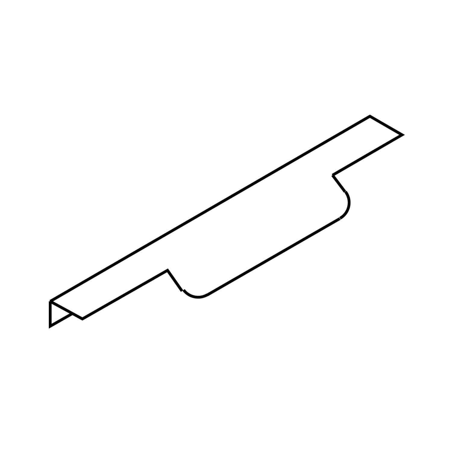 Jaladera mosc&uacute; de aluminio para vanity negro,,hi-res image number null