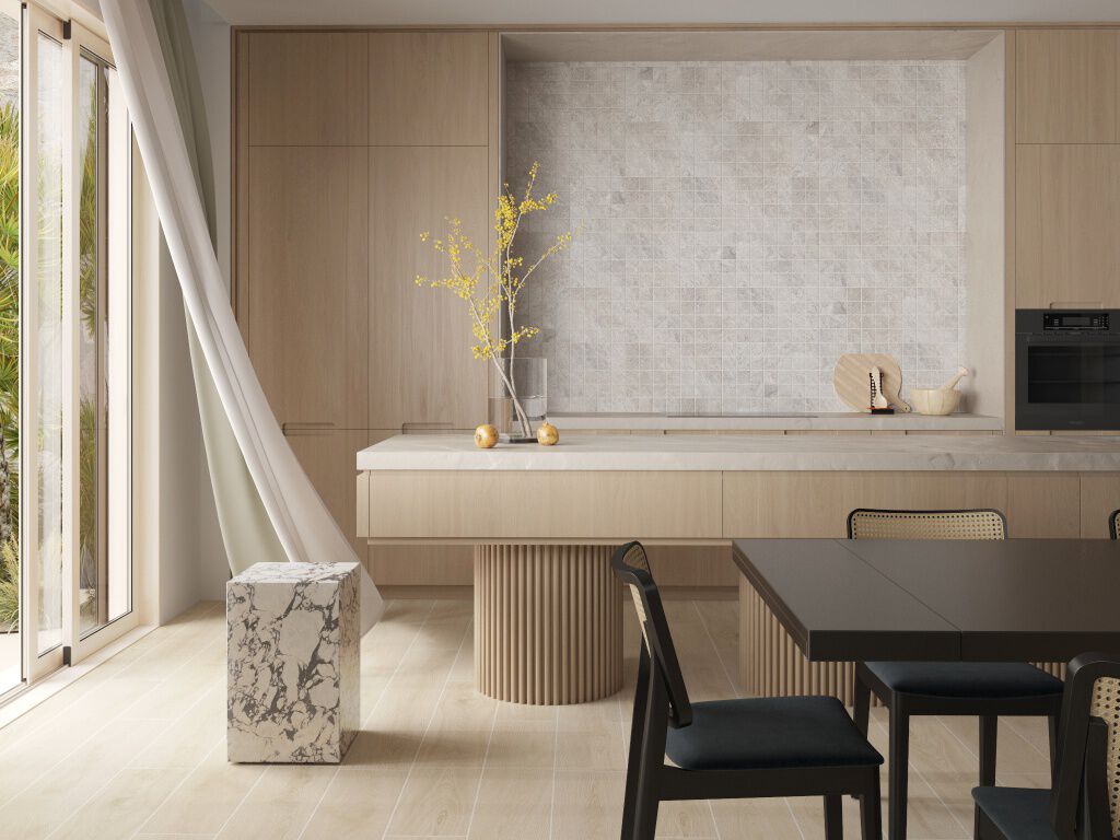 Cocina Endless Mosaics Beige con Gris,,hi-res