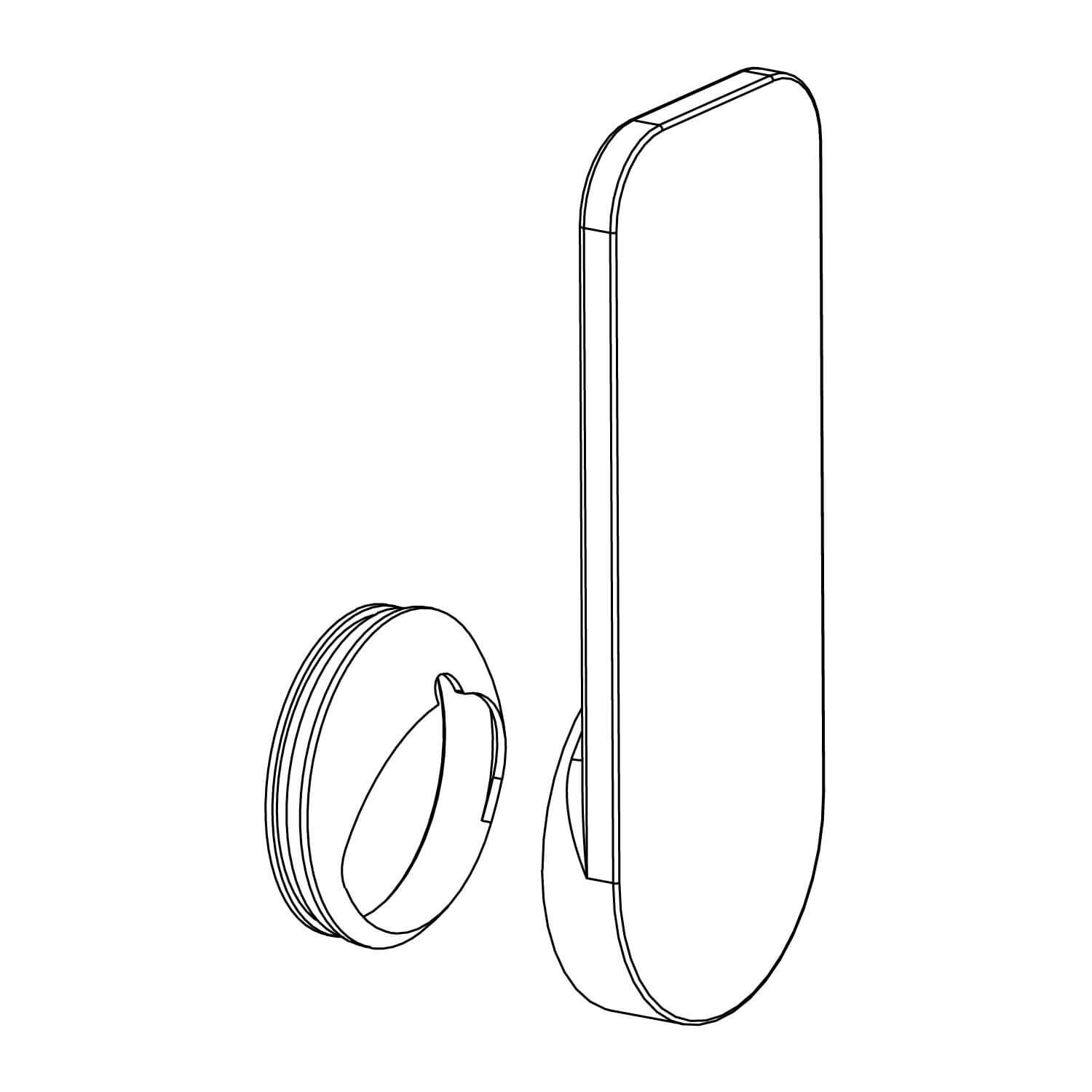 Maneral mosc&uacute; para llave de cocina negro mate,,hi-res image number null