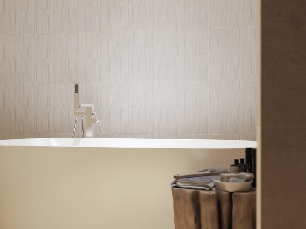 Ba&ntilde;o 3D Wall Beige,,hi-res