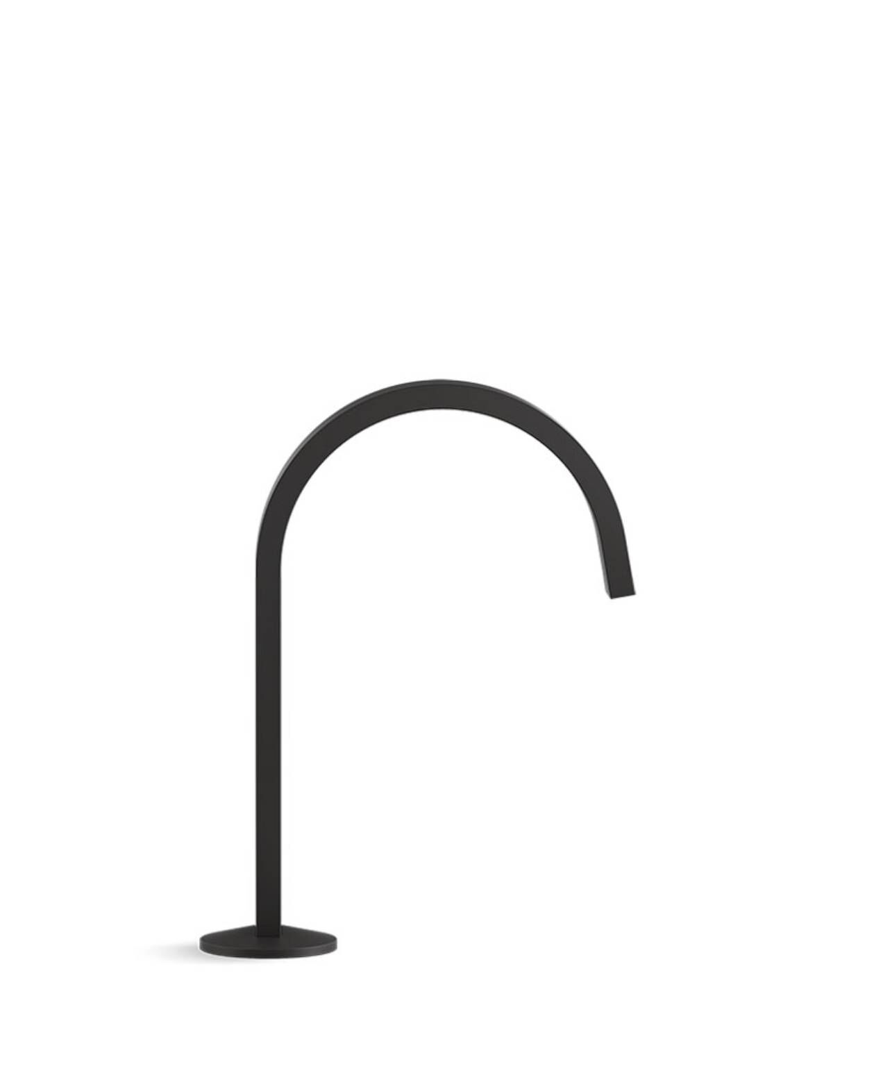 Llave duomando para lavabo l&iacute;nea Components en negro mate,,hi-res image number null