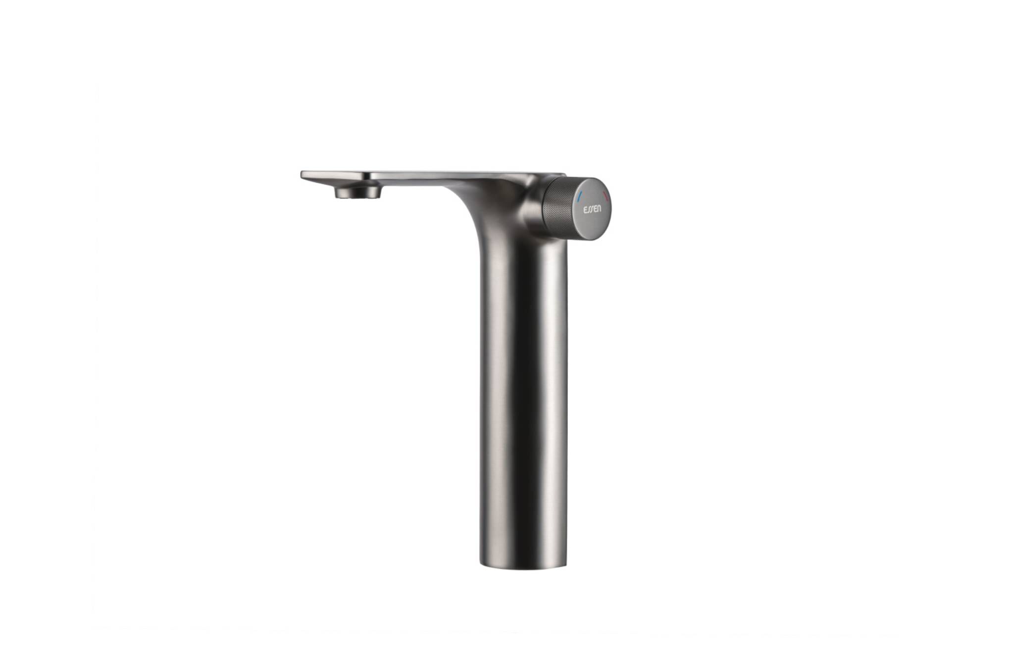 Llave monomando alta para lavabo l&iacute;nea Weismar en titanio mate,,hi-res image number null