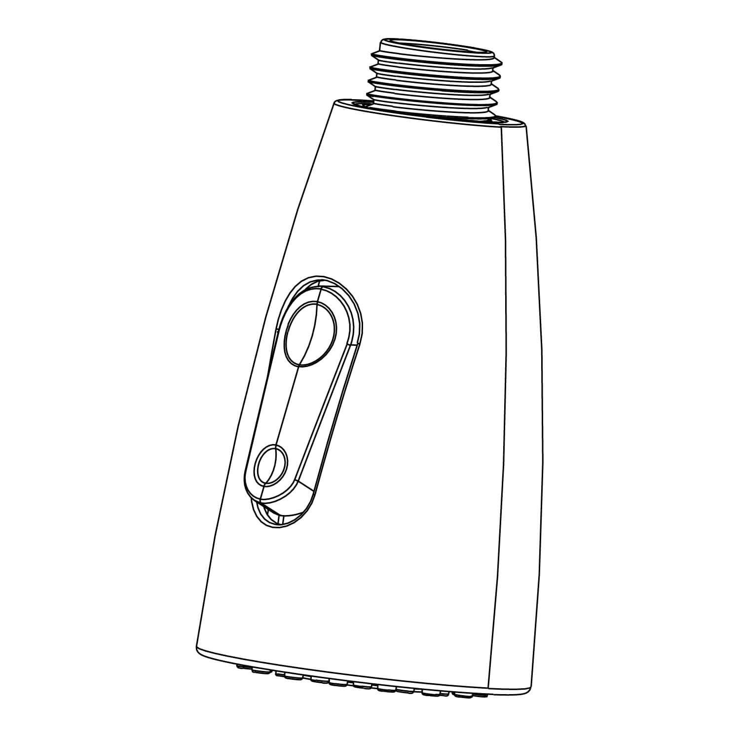 Cabezal paris para llave retractil cromo pulido,,hi-res image number null