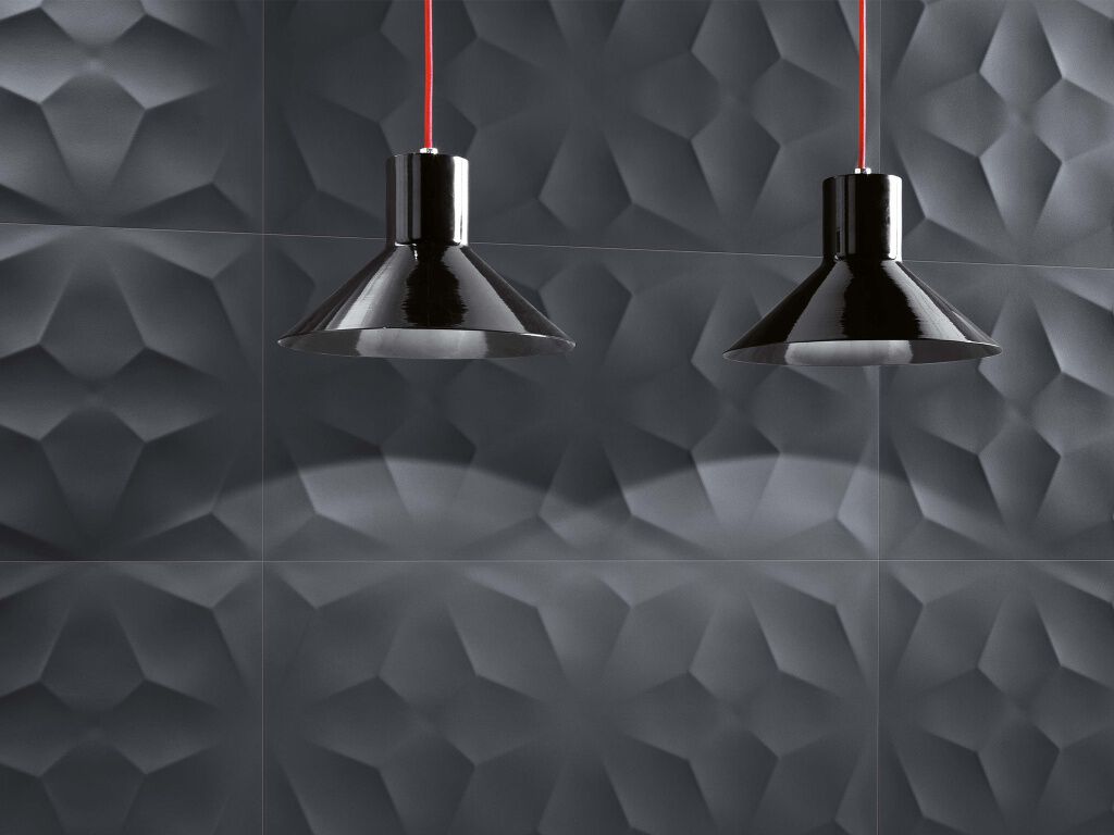 Uso Comercial 3D Wall Negro,,hi-res