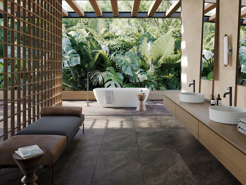 Ba&ntilde;o Earthstone Negro,,hi-res