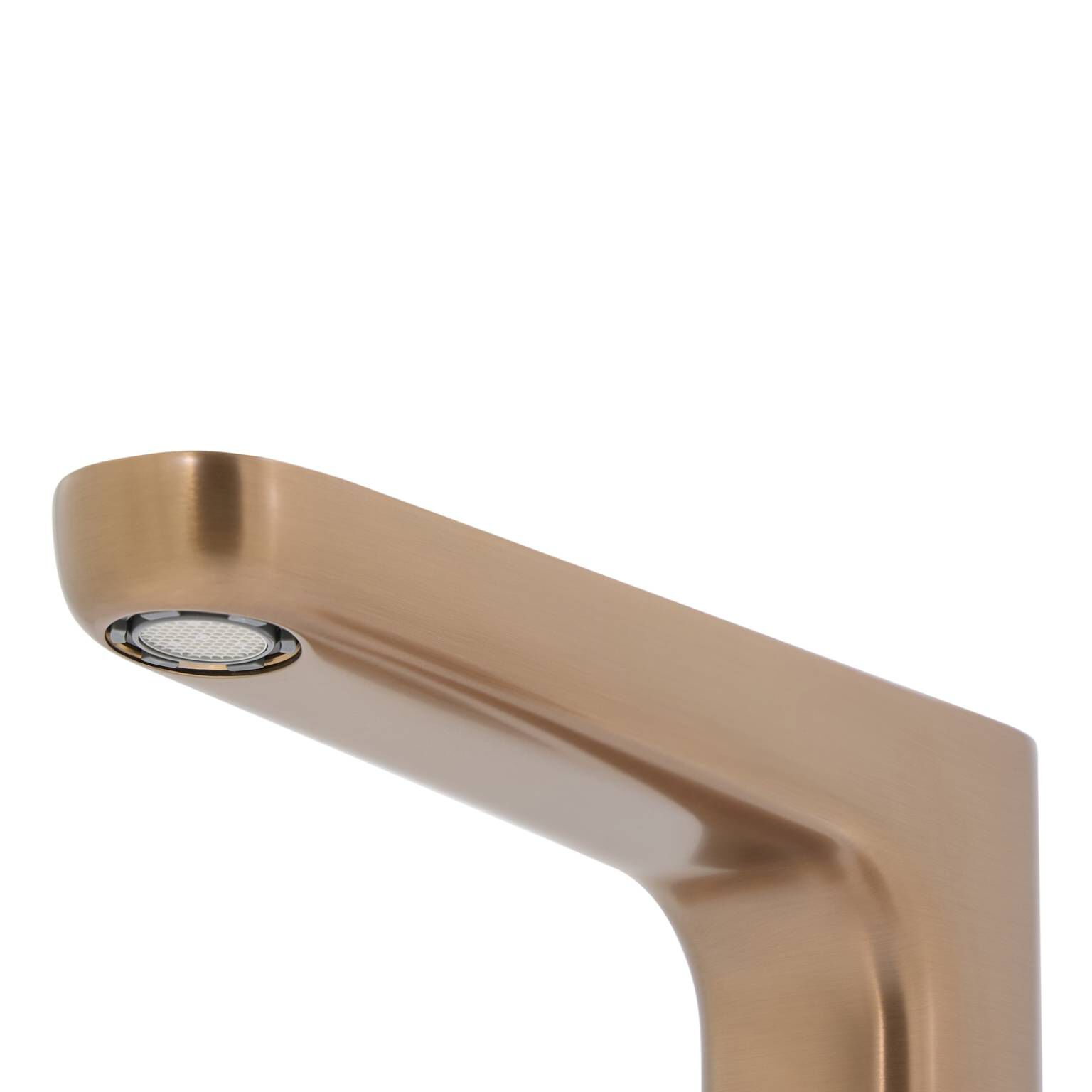 Llave duomando para lavabo l&iacute;nea Duna en bronce,,hi-res image number null