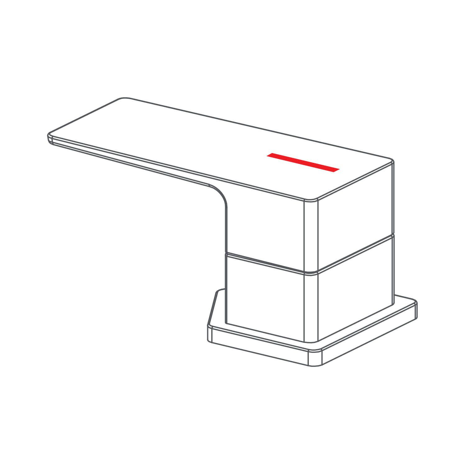 Maneral dessau caliente para llave duomando cromo pulido,,hi-res image number null