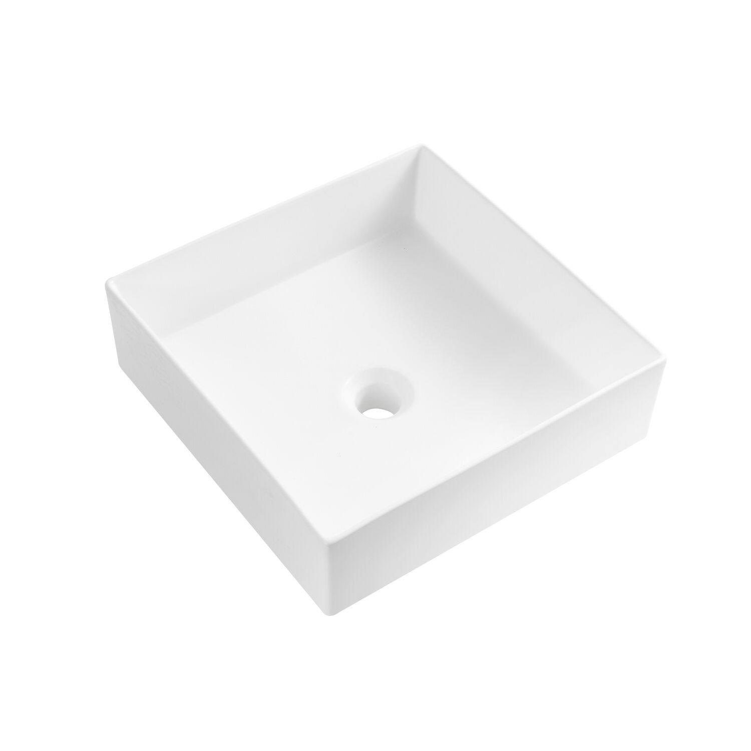 Lavabo de sobrecubierta l&iacute;nea Burdeos&reg; en blanco mate,,hi-res image number null