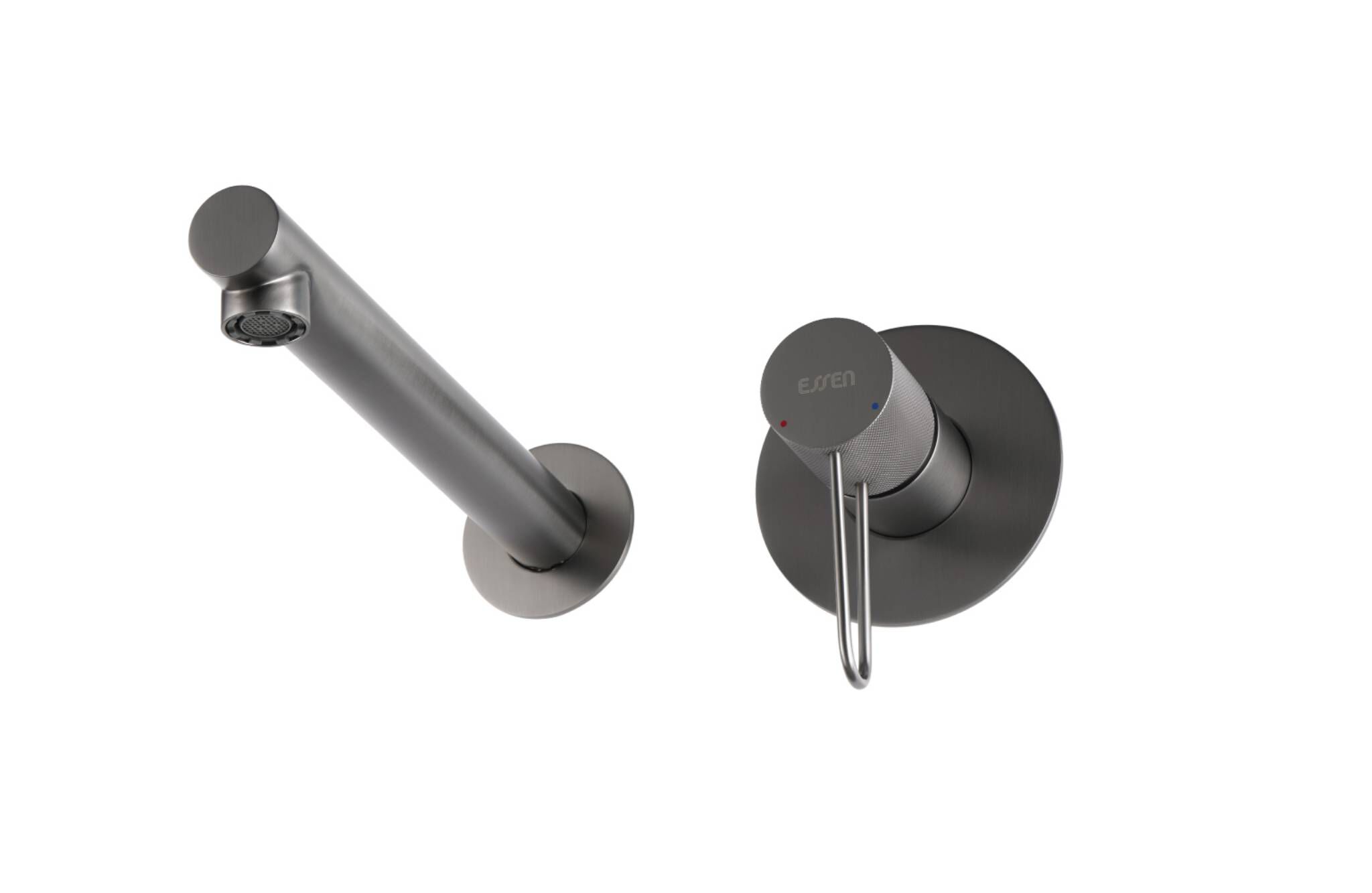 Llave de muro para lavabo l&iacute;nea Meyer en titanio mate,,hi-res image number null