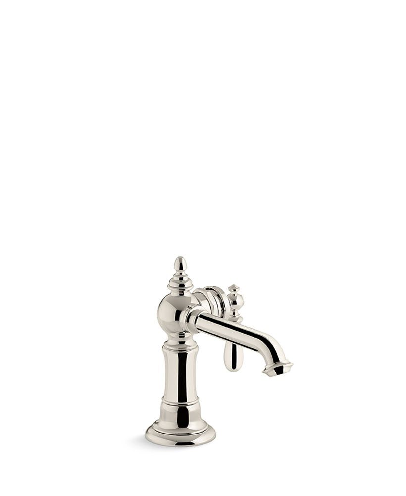 Llave monomando baja para lavabo l&iacute;nea Artifacts en niquel cepillado,,hi-res image number null