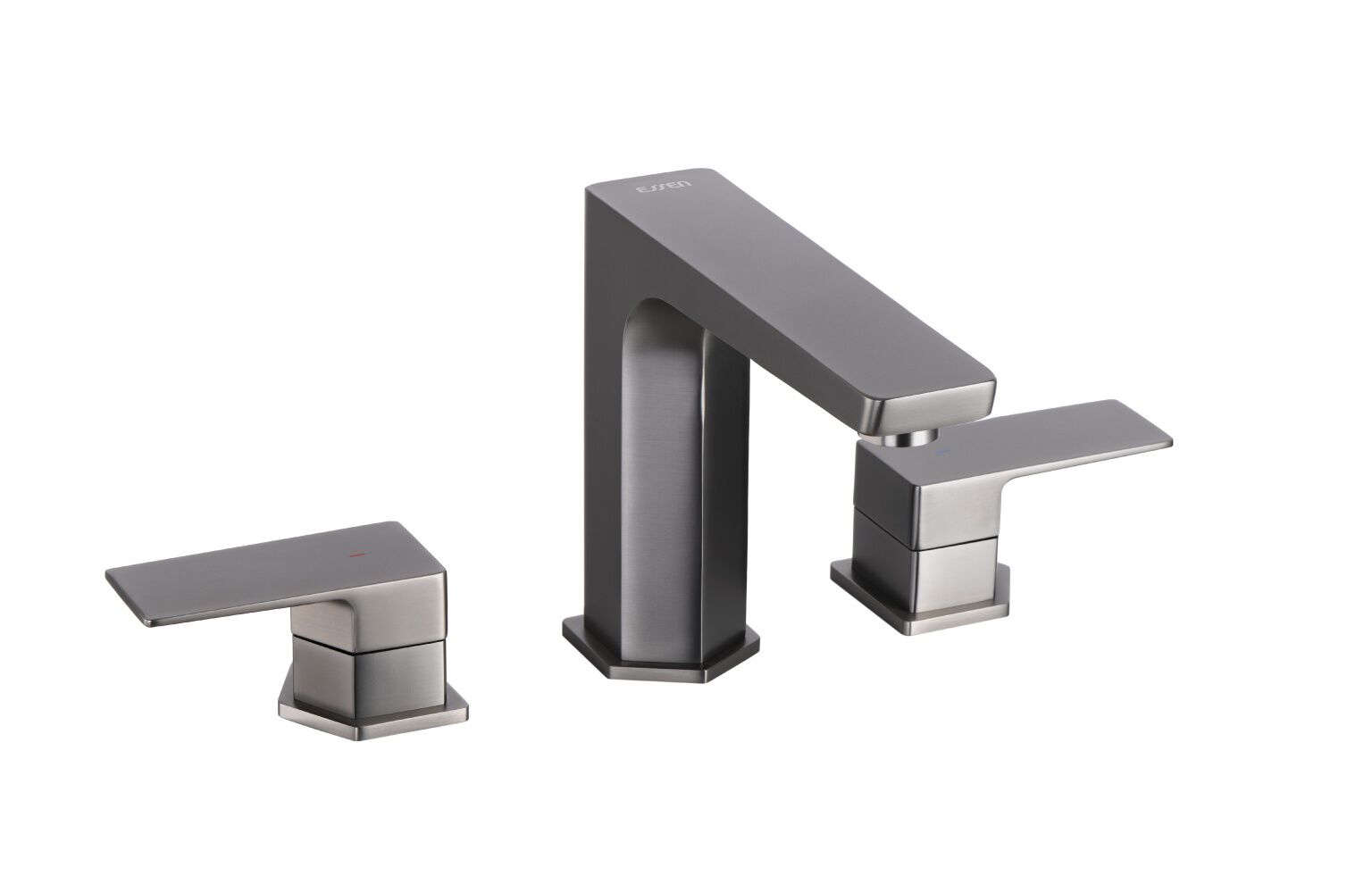 Llave duomando para lavabo l&iacute;nea Dessau en titanio mate,,hi-res image number null