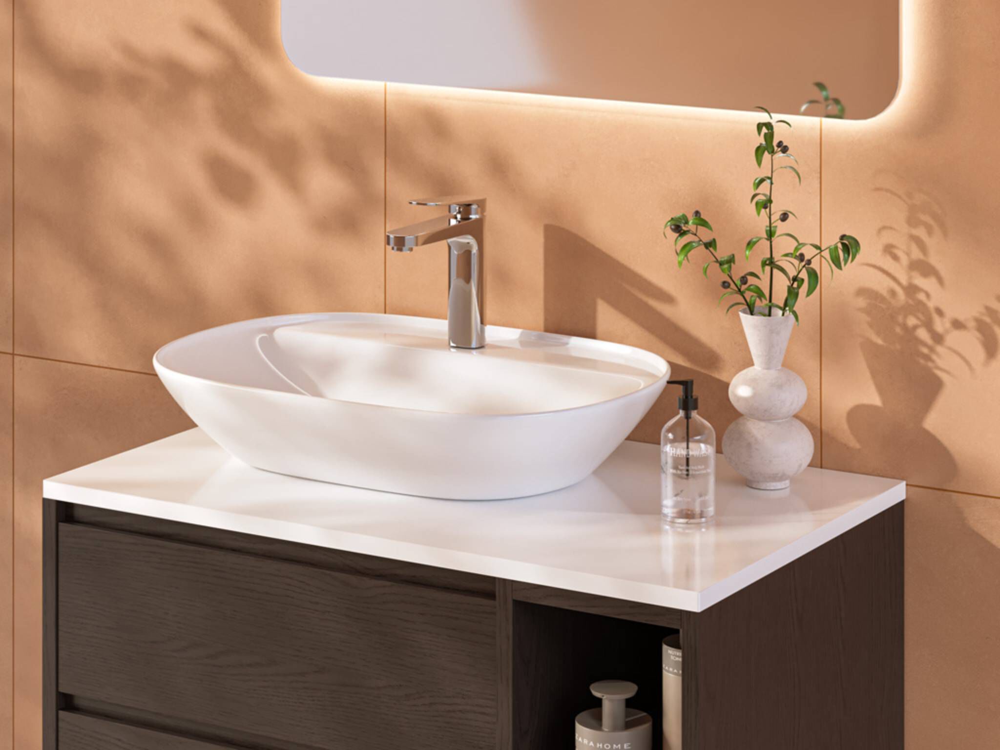 Lavabo de sobrecubierta grande l&iacute;nea Praga&reg;,,hi-res image number null