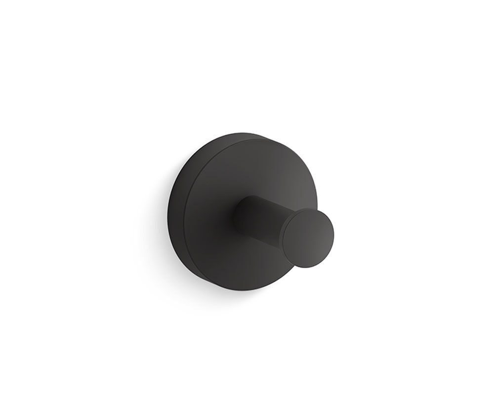 Gancho para toallas l&iacute;nea Elate en negro mate,,hi-res image number null