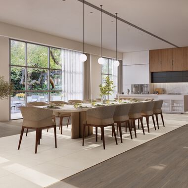 Comedor Bottega Beige con Caf&eacute;