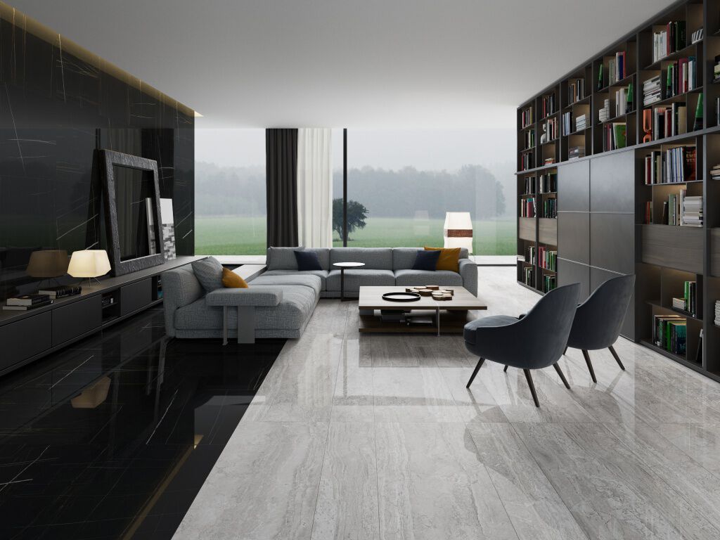 Sala Marble Slab Gris con Negro,,hi-res