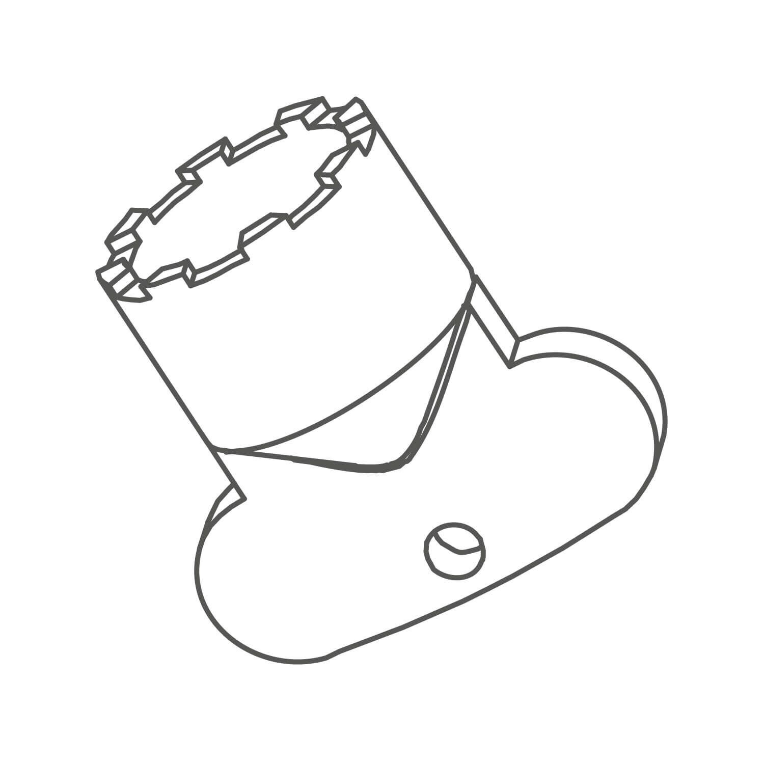 Llave aireador stilo para regadera de muro georgia cromo pulido,,hi-res image number null