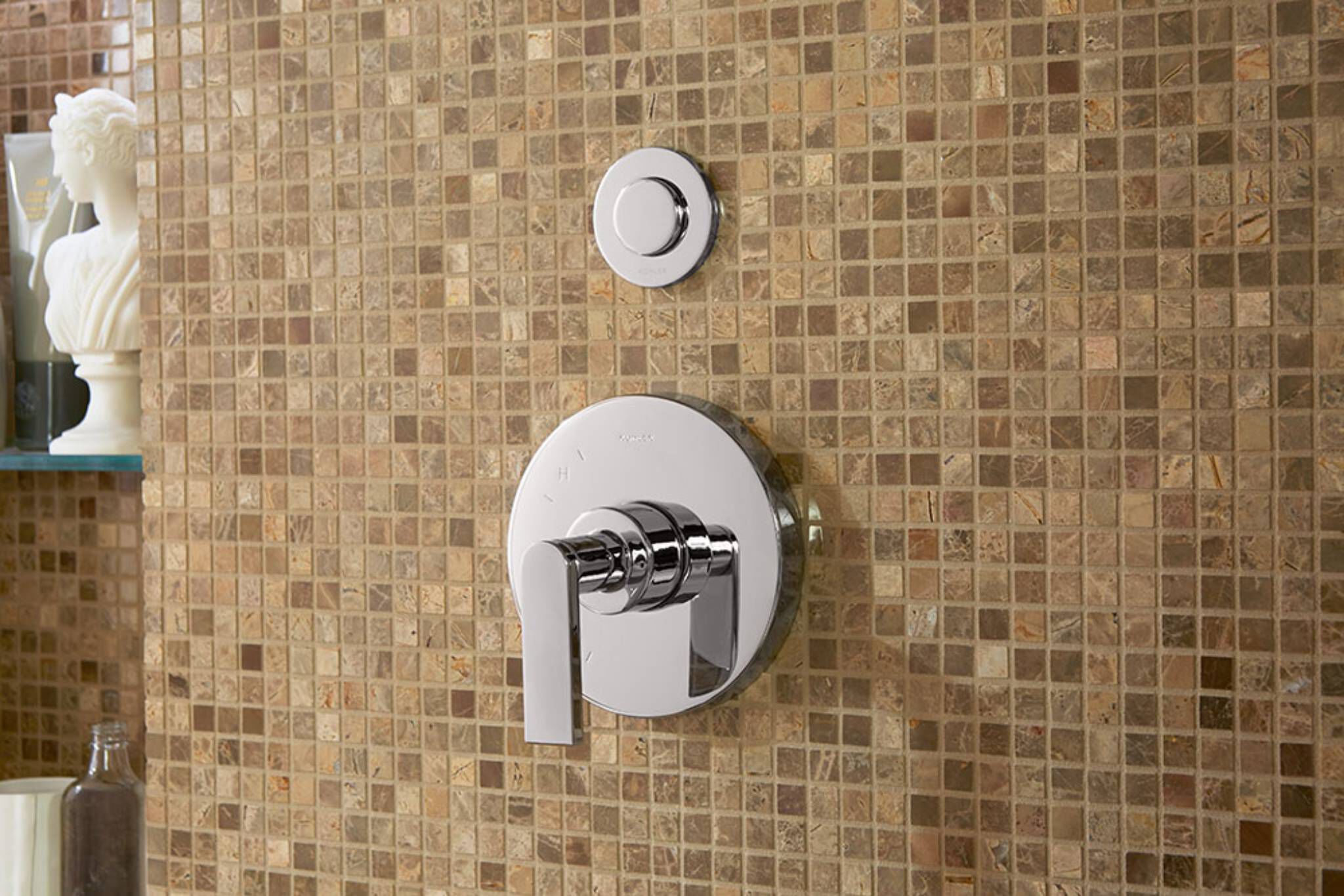 Bot&oacute;n desviador para regadera l&iacute;nea Real Rain en cromo pulido,,hi-res image number null