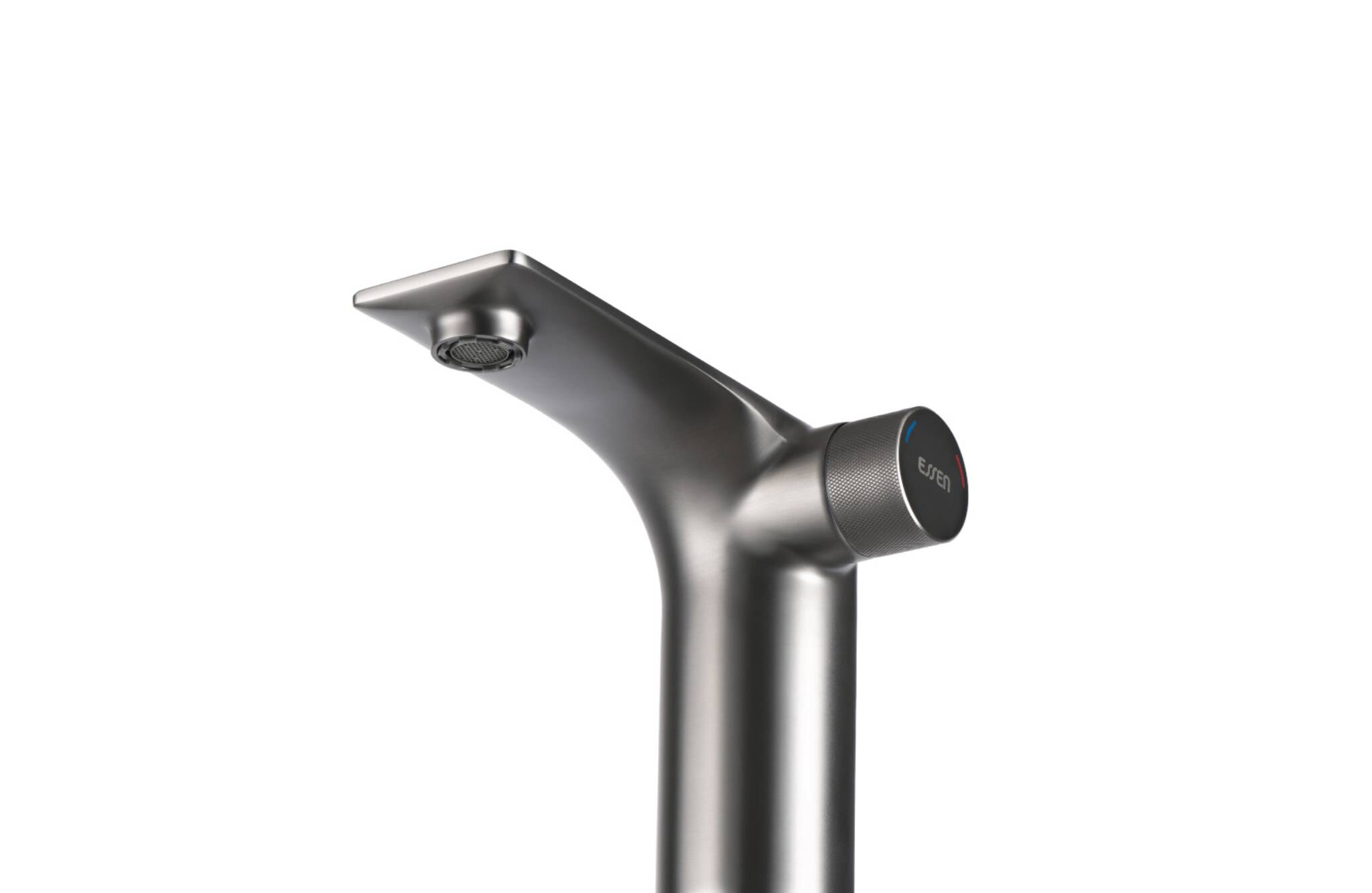 Llave monomando alta para lavabo l&iacute;nea Weismar en titanio mate,,hi-res image number null