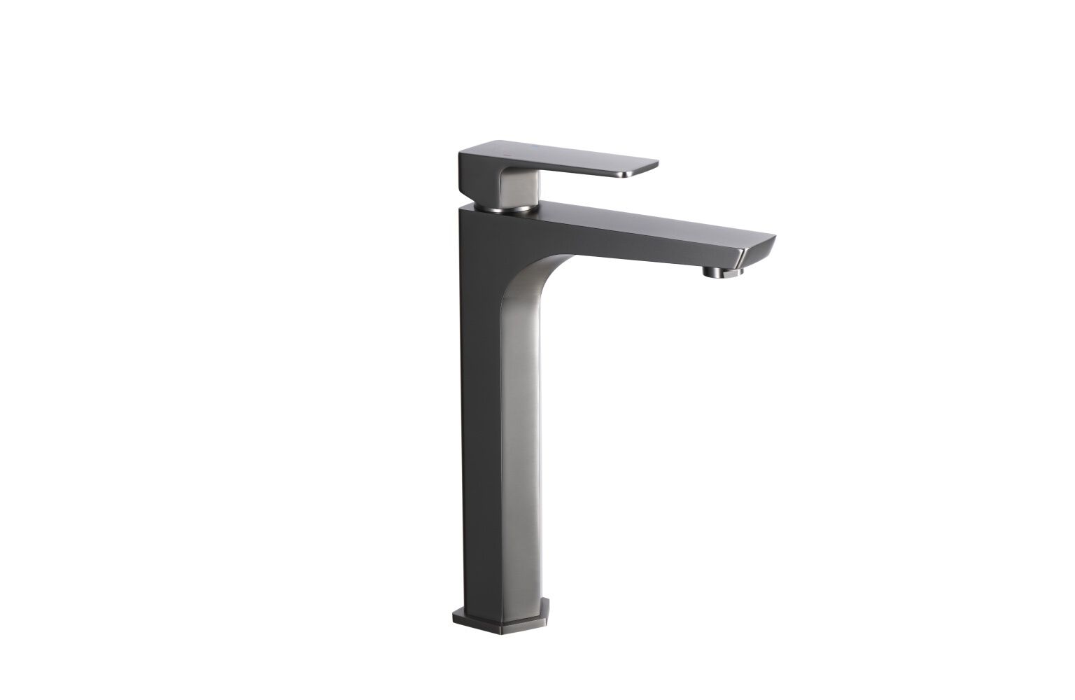 Llave monomando alta para lavabo l&iacute;nea Dessau en titanio mate,,hi-res image number null