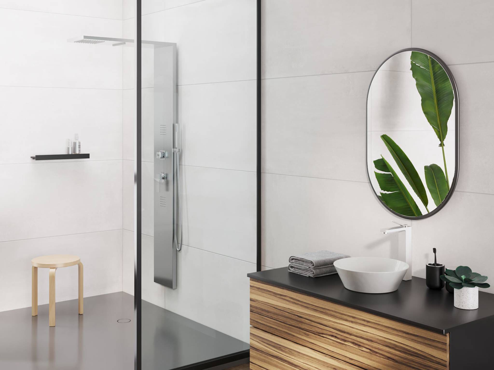 Llave monomando alta para lavabo l&iacute;nea Siena en cromo blanco,,hi-res image number null