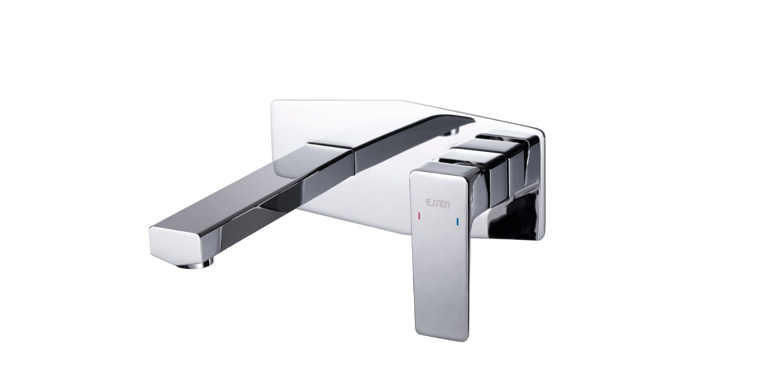 Llave de muro para lavabo l&iacute;nea Dessau en cromo pulido,,hi-res image number null