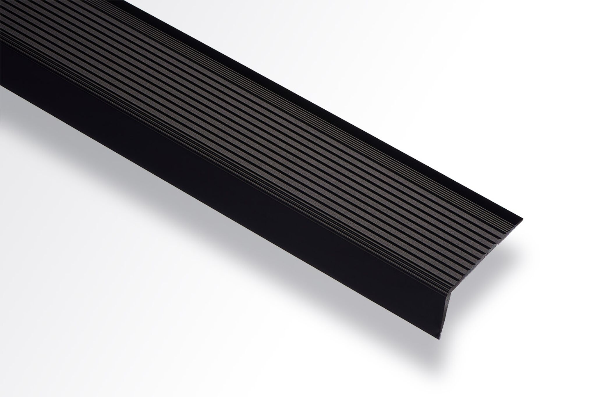 Perfil de aluminio escal&oacute;n de sobreponer negro mate 42mm,,hi-res image number null