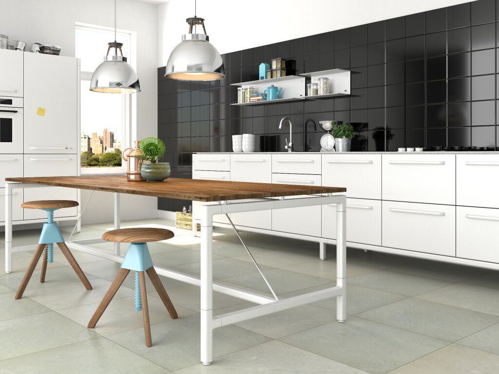 Cocina Astratto Gris con Negro,,hi-res