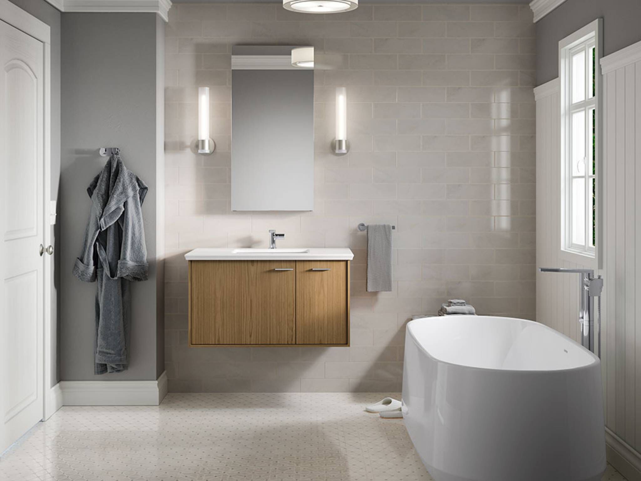 Llave monomando baja para lavabo l&iacute;nea Composed en cromo pulido,,hi-res image number null