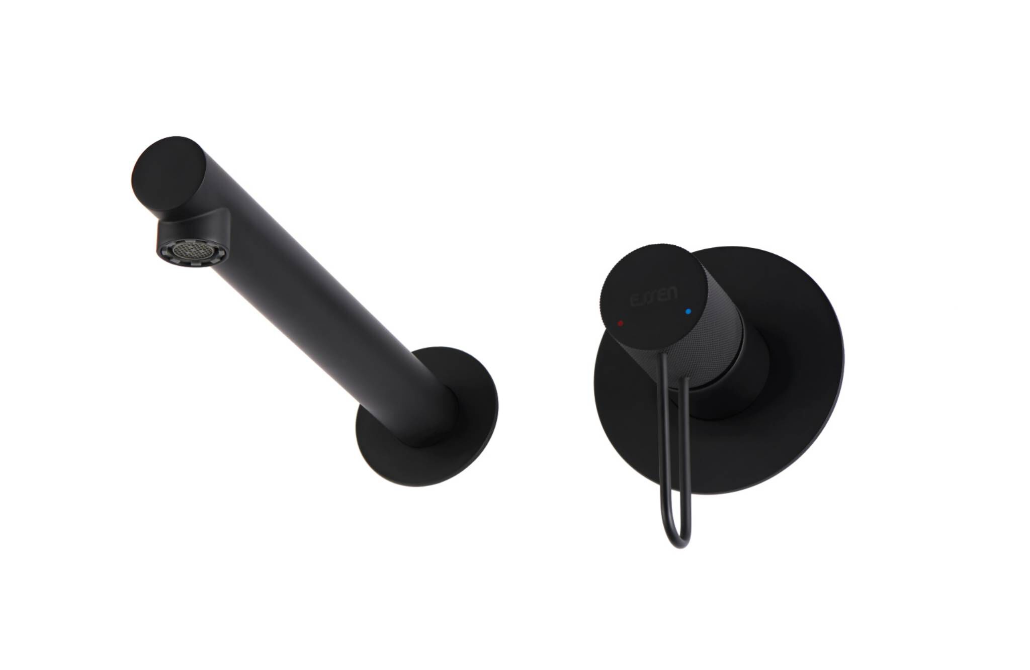 Llave de muro para lavabo l&iacute;nea Meyer en negro mate,,hi-res image number null