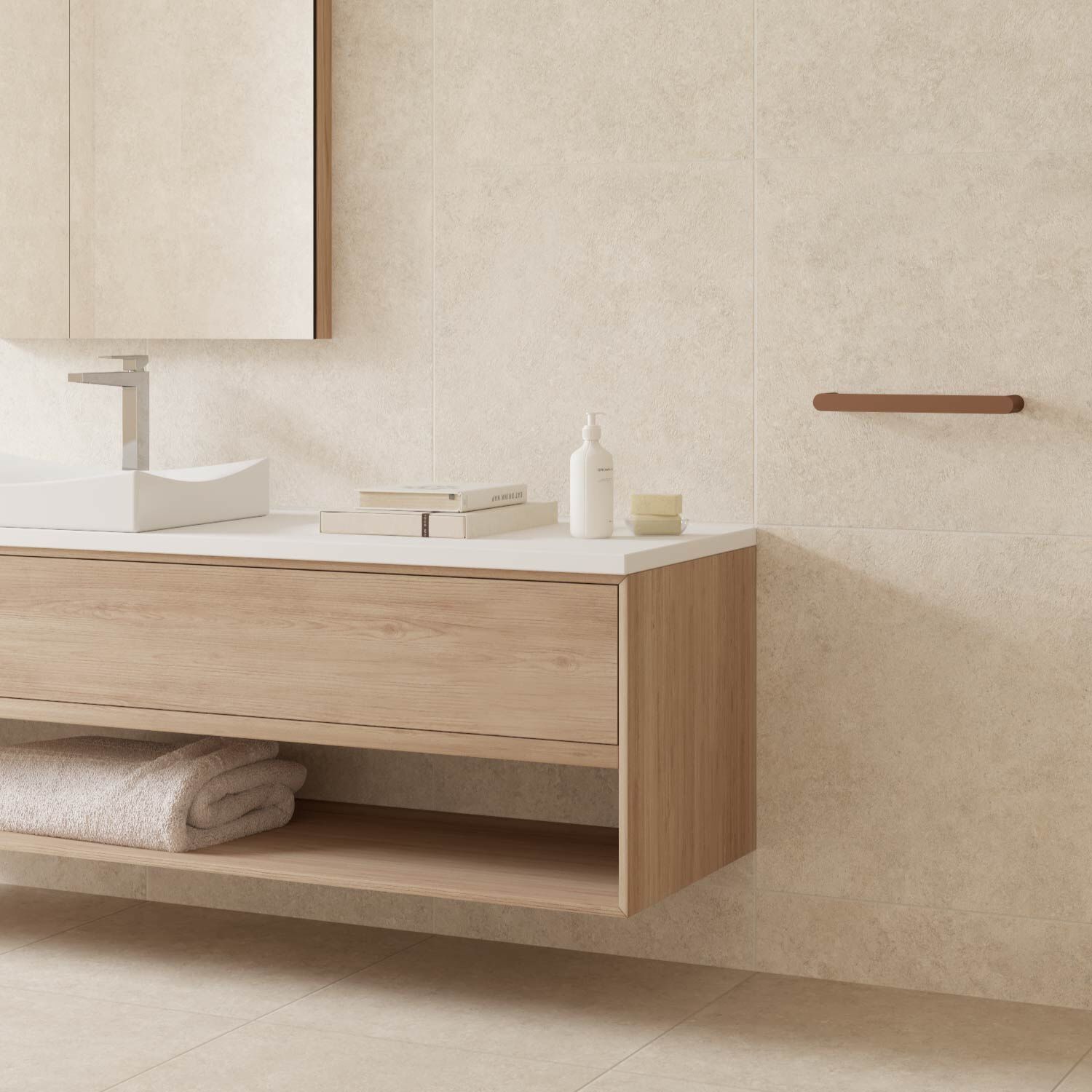 Toallero Essen Round Sencillo De 30Cms Bronce,,hi-res image number null