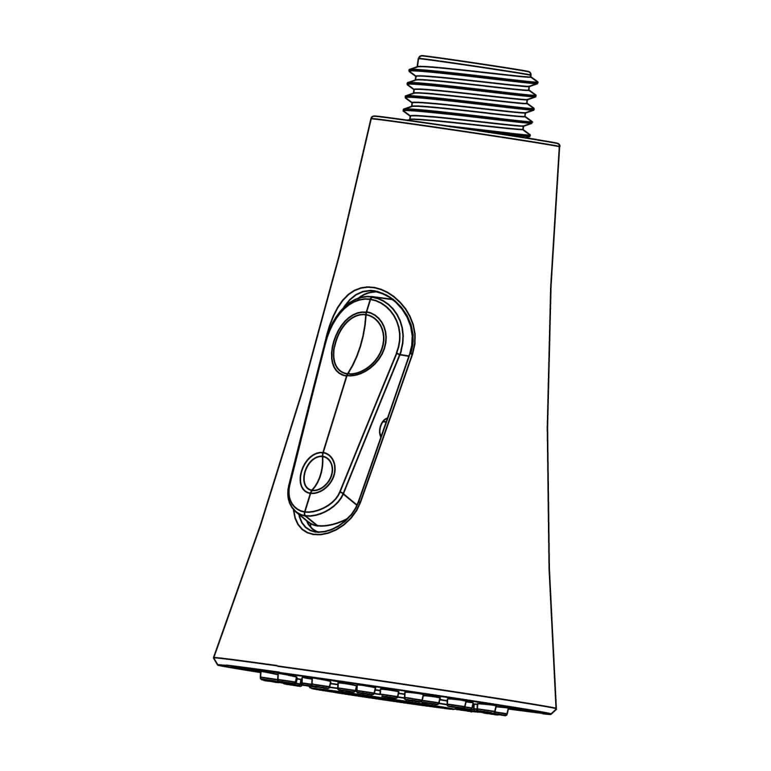 Cabezal berna para llave retractil cromo pulido,,hi-res image number null