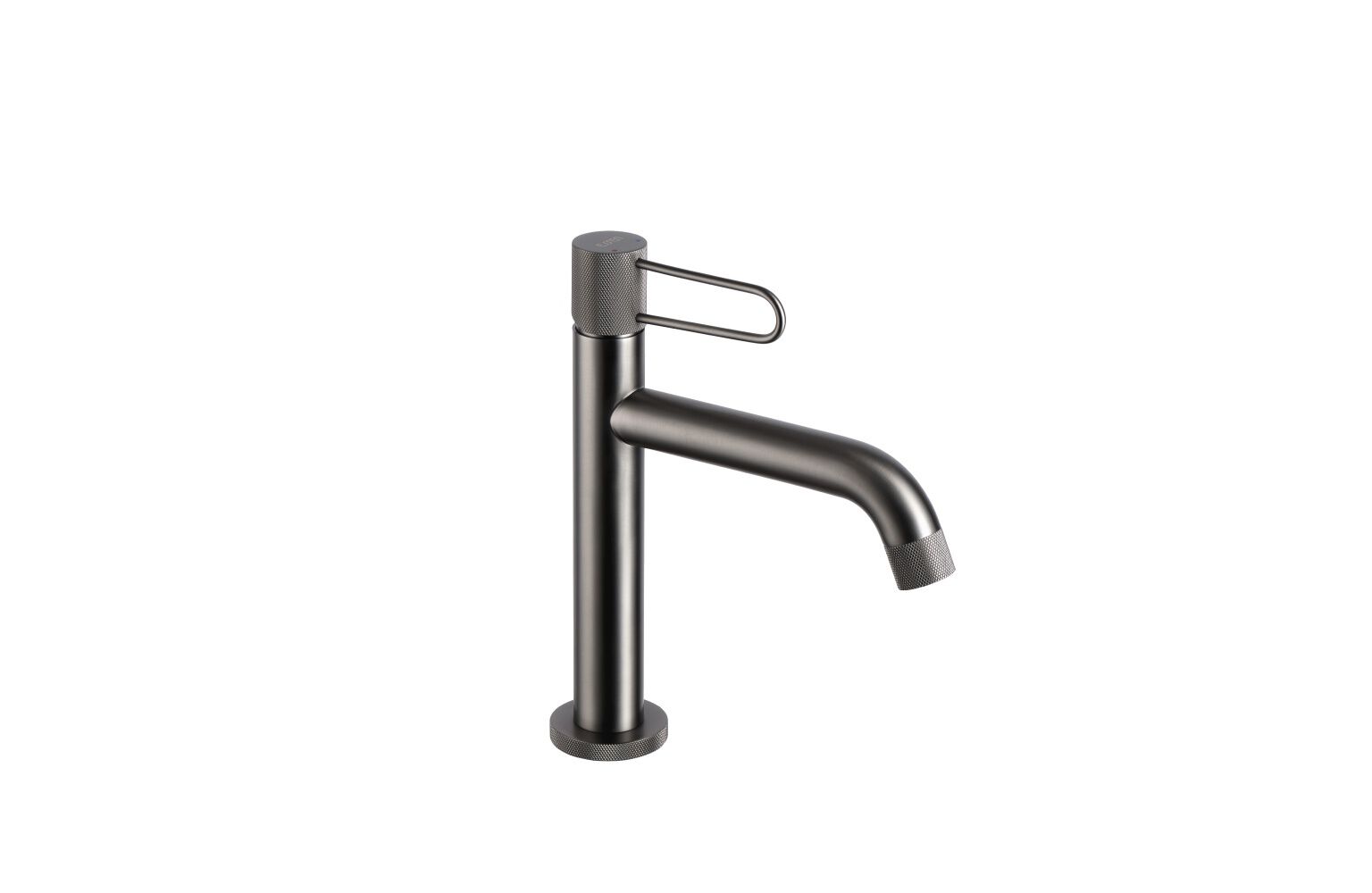 Llave monomando baja para lavabo l&iacute;nea Meyer en titanio mate,,hi-res image number null