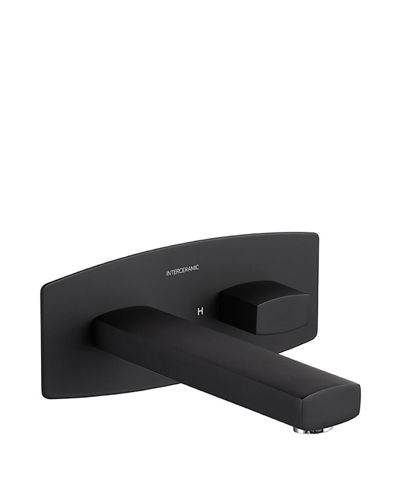 Llave de muro para lavabo l&iacute;nea Versalles en negro mate,,hi-res image number null