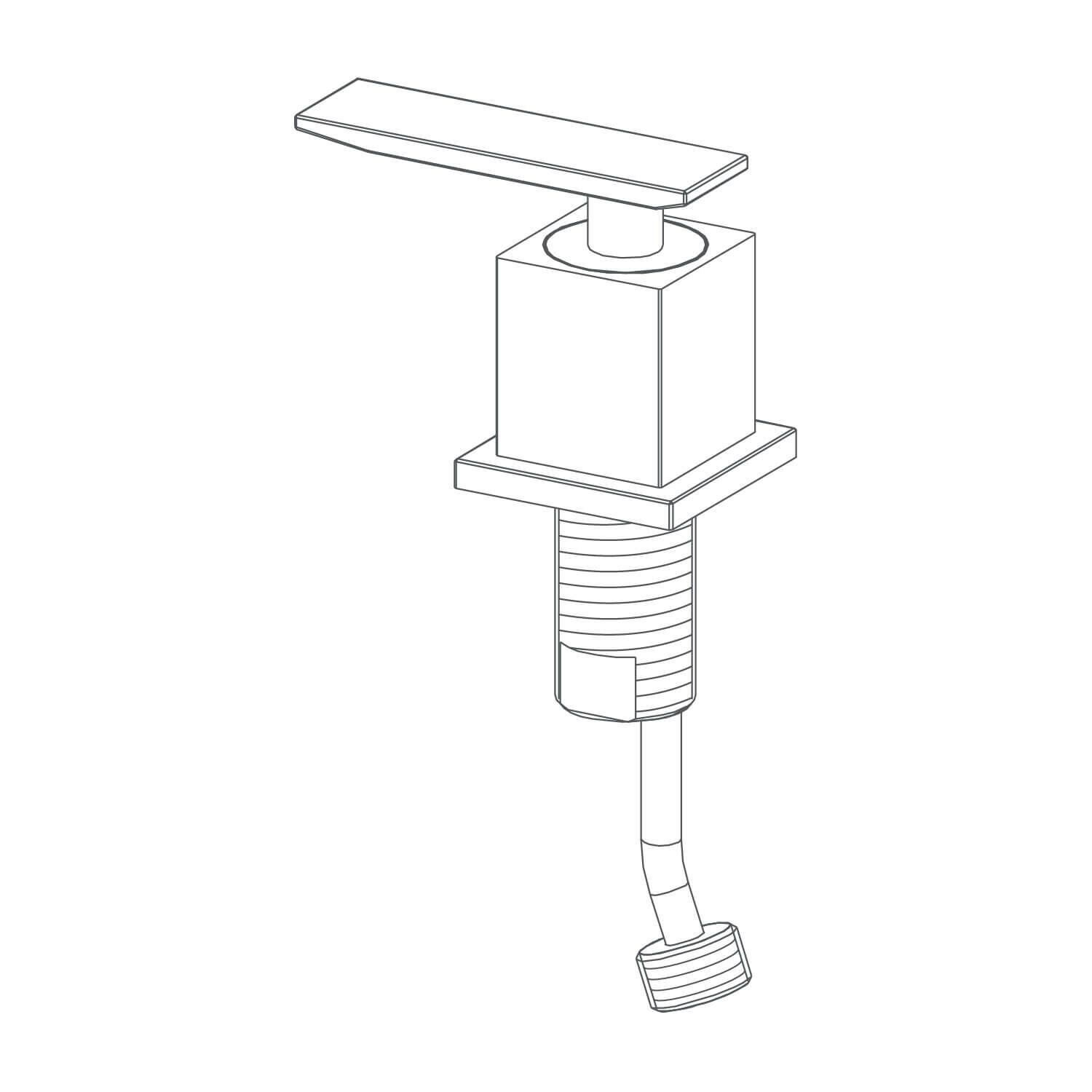 Maneral berlin caliente con valvula cartucho y kit para llave duomando unico,,hi-res image number null